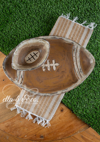 Large Football Platter