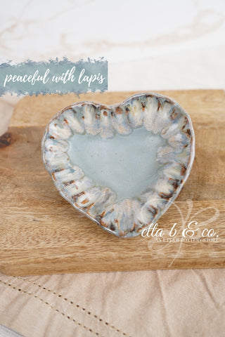 Crimped Heart Dish