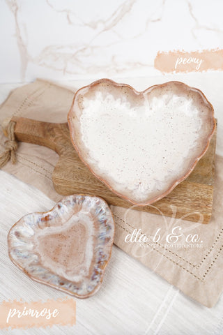 Fluttered Heart Plate