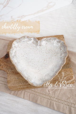 Fluttered Heart Plate