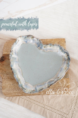 Fluttered Heart Plate