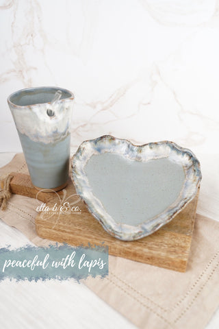 Fluttered Heart Plate