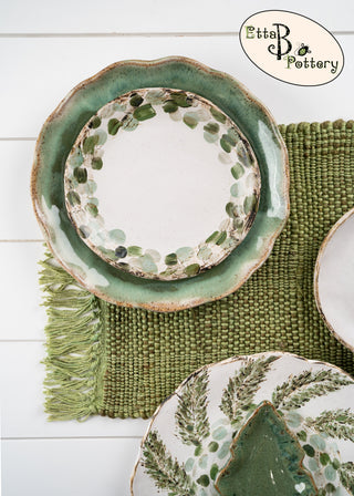 Mosaic Wreath Salad Plate