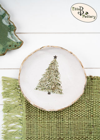 Evergreen Tree Salad Plate