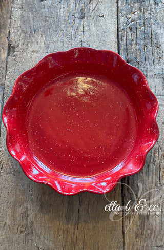 Sweetheart Ruffled Baker Dish