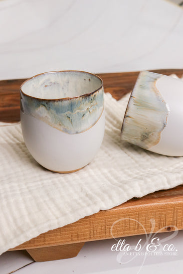 Stemless Wine Cup By Etta B Pottery – Bella Vita Gifts & Interiors