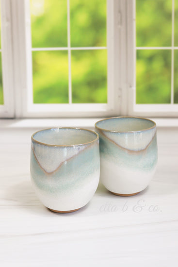 Stemless Wine Cup By Etta B Pottery – Bella Vita Gifts & Interiors